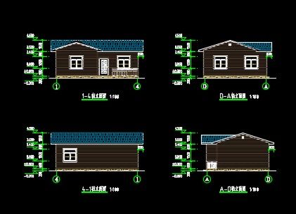 輕鋼結構裝配式房屋結構施工圖紙免費下載 鋼結構